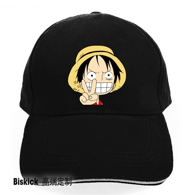 海贼王路飞动漫动画男女太阳帽成人儿童棒球运动鸭舌帽子