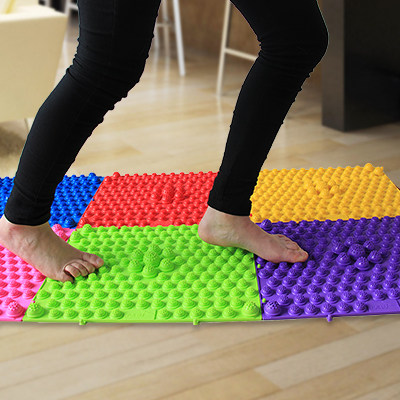 指压压板足底按摩家用健身脚底竹笋垫趾压版足底按摩垫