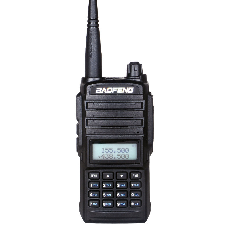 对讲机宝锋bfuv66uv5r双段调频机收音机防水海事对讲机