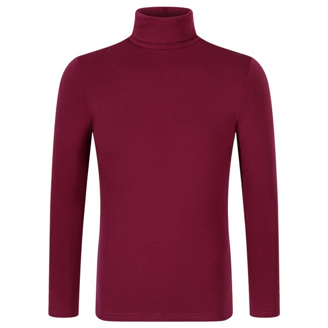 Autumn and winter men's long-sleeved T-shirt high-neck bottoming shirt Pure cotton solid color Slim autumn clothes T-shirt tops Autumn and winter men's long-sleeved T-shirt high-neck bottoming shirt Pure cotton solid color Slim autumn clothes T-shirt tops