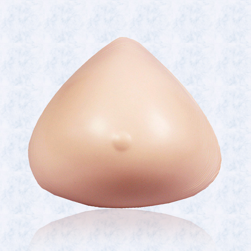 义乳透气三角形轻质夏季术后加厚假胸乳房凹面插片