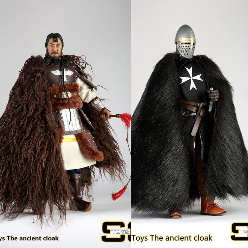现货皇冠兵人人偶皮草披风古代骑士军事潮流兵人专区