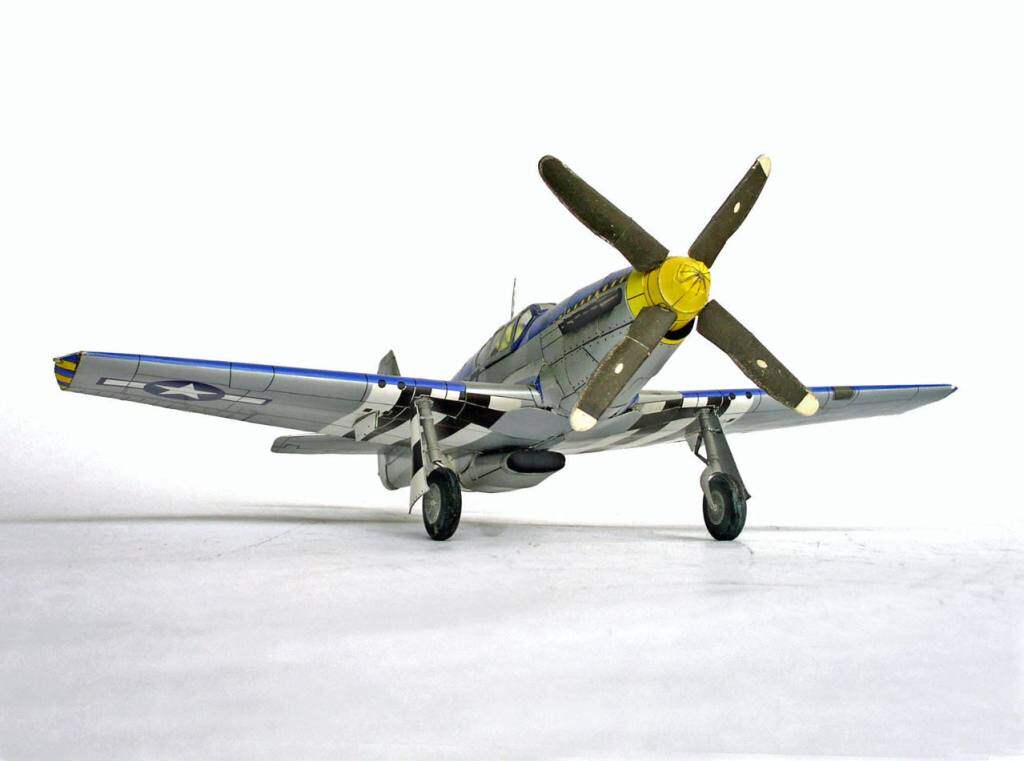 美国p51野马战斗飞机航模3d模型飞机模型