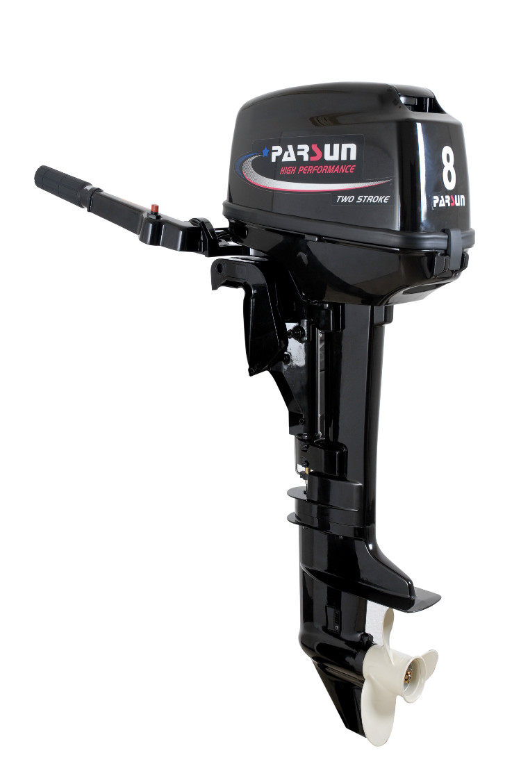 百胜冲程8匹船外机舷外机橡皮艇冲锋钓鱼快艇挂机皮划艇充气艇