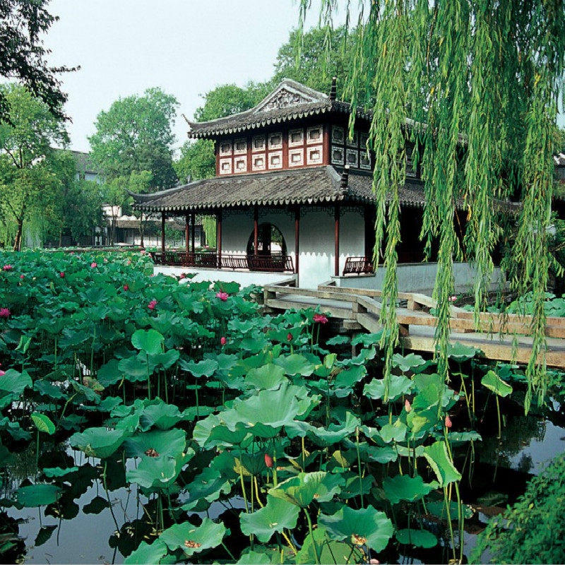 上海出发苏州园林一日游可选晚发班拙政园狮子林虎丘寒山寺山塘