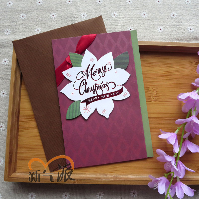 Buy New Style New Three Dimensional Christmas Cards Christmas Cards Christmas Greeting Cards Ribbon Handmade Christmas Greeting Cards In Cheap Price On Alibaba Com