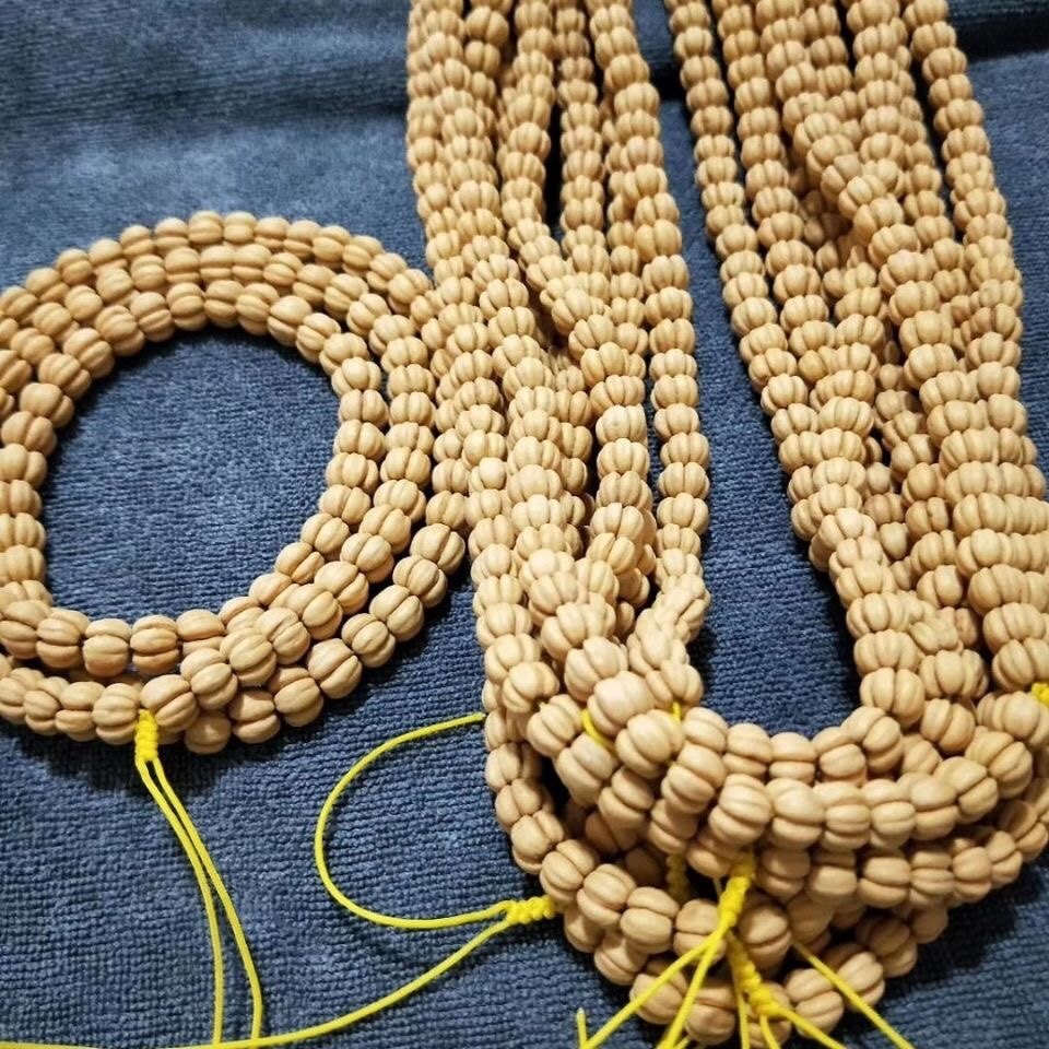 山楂五福文玩籽手串山里红108颗脖挂佛珠