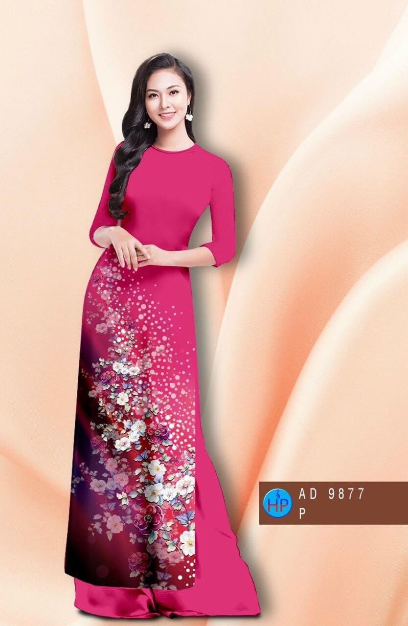 越南奥黛旗袍走秀演出服女阔腿裤两件套正宗京族民族服装