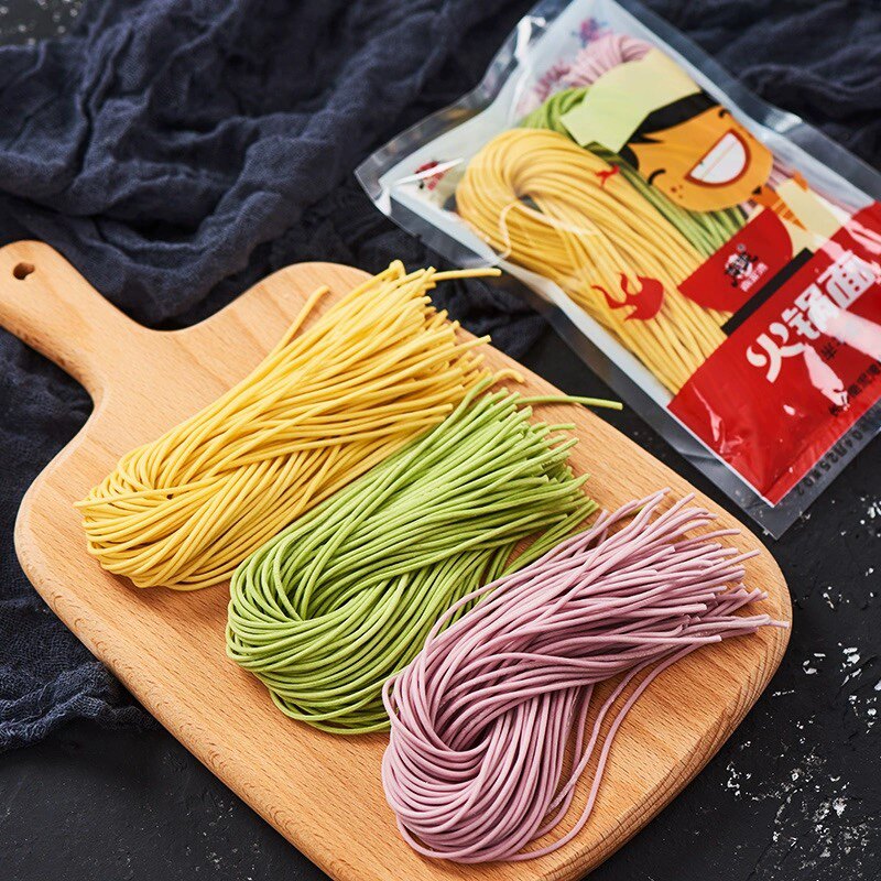 南泥湾三色面蔬菜拉面方便速食果蔬火锅食材火锅面整箱120g40包邮