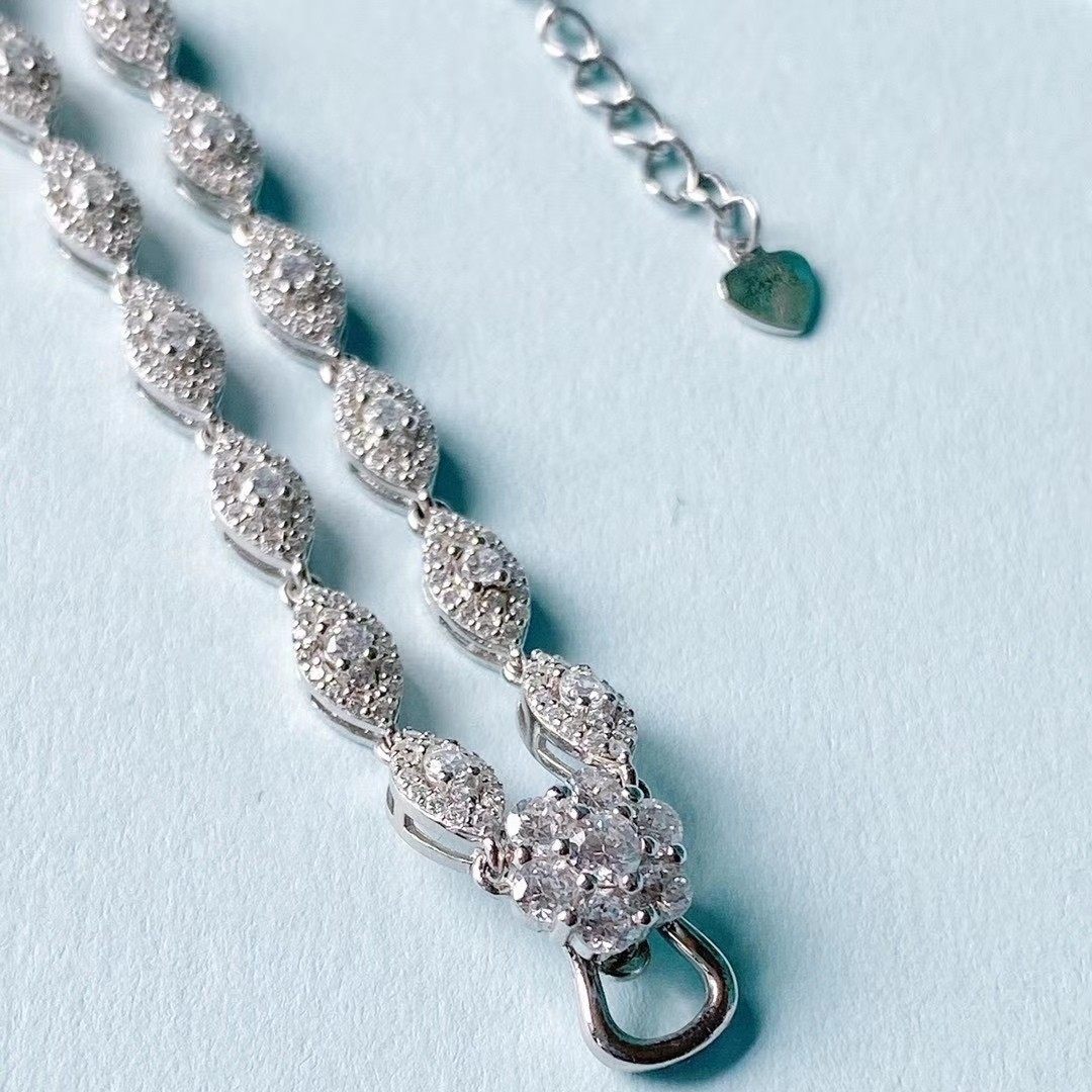 纯银万能项链活扣可调调节锁骨颈链时尚个性项链