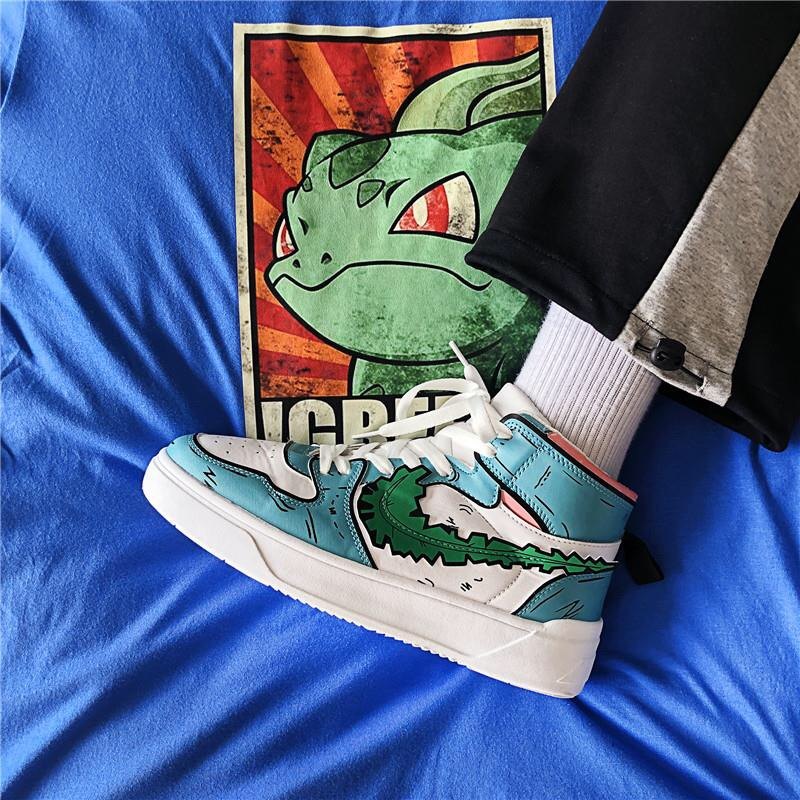 aj男鞋学生学生运动运动鞋皮卡丘联名鸳鸯空军一号高帮鞋高帮鞋