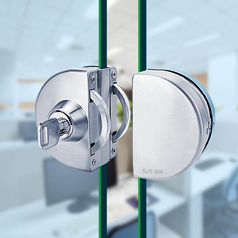 特殊弹簧玻璃门用锁插销单地插门锁开孔开销中央特殊用锁