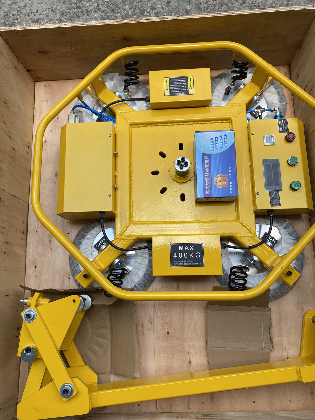 吊装装玻璃电动真空强力吸盘玻璃幕墙吸吊机铝板石材玻璃抓