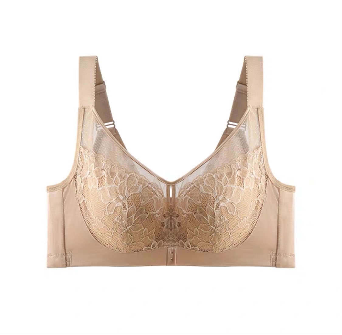 新款俏丹娜文胸q22183大胸显小超薄cde罩杯聚拢文胸