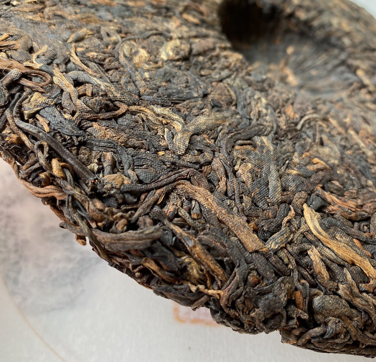 云南南普茶叶布朗贺开老树熟茶茶饼357克香甜普洱