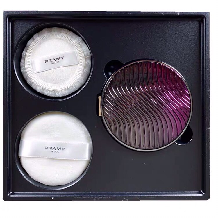 pramy柏瑞美空气晚安粉饼蜜粉定妆粉控持久遮瑕粉饼