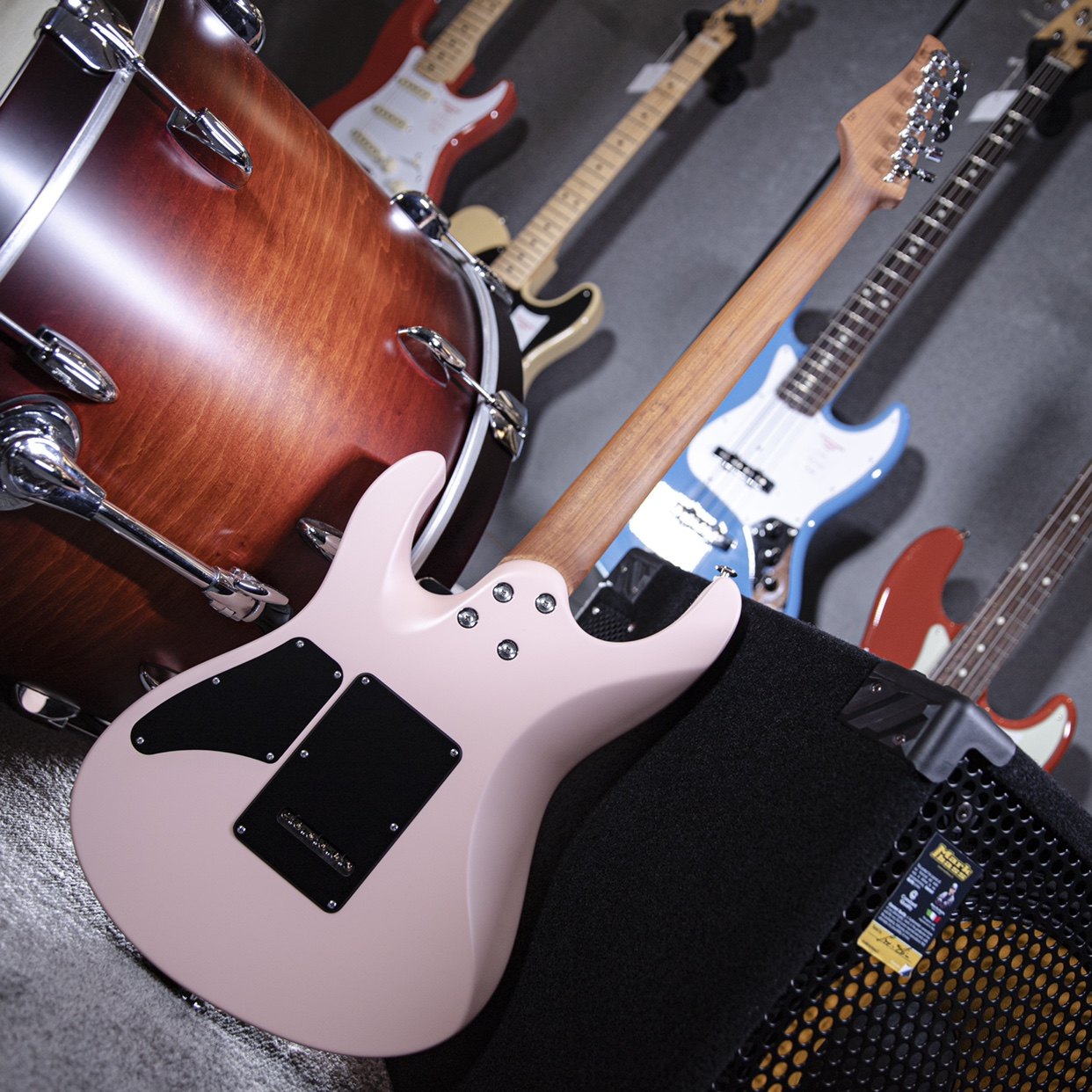 吉他suhr新款苏尔电摇滚modern限量粉色色带琴盒吉他电吉他