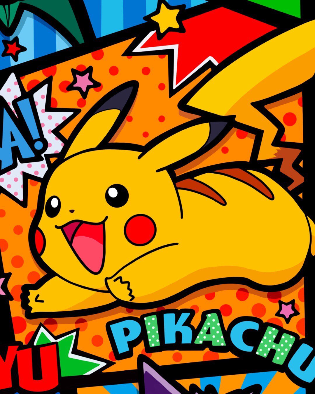 宝可梦版画宝可梦精灵男友女友生日礼物非刘nuttsh木版画