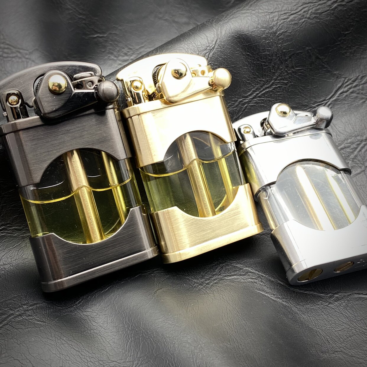 佐罗新品煤油打火机透明油仓创意老式便携自动煤油打火机