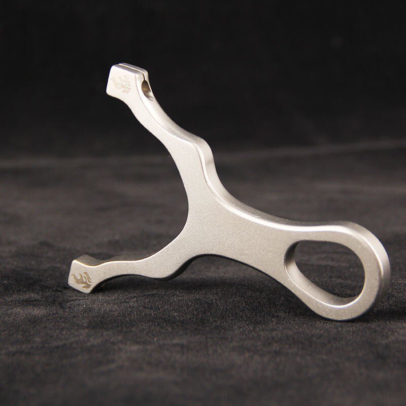 新款不锈钢弹弓顶卡速射大威威力精准单卡打鱼飞镖