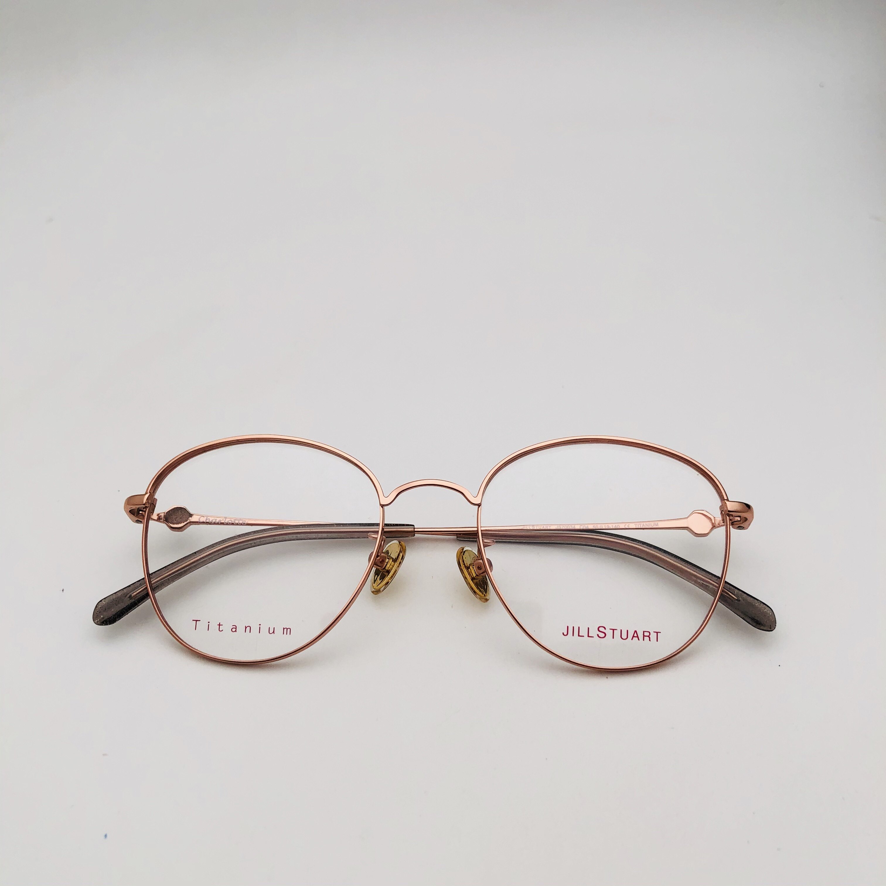 眼镜jillstuart姬丝图特js70034文艺女生纯钛镜架大框眼镜架