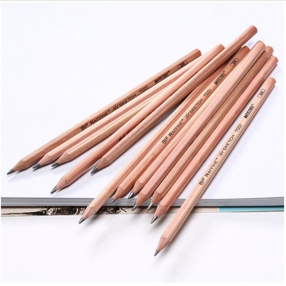 铅笔马可7001原木专业绘图素描书写无铅铅毒铅笔
