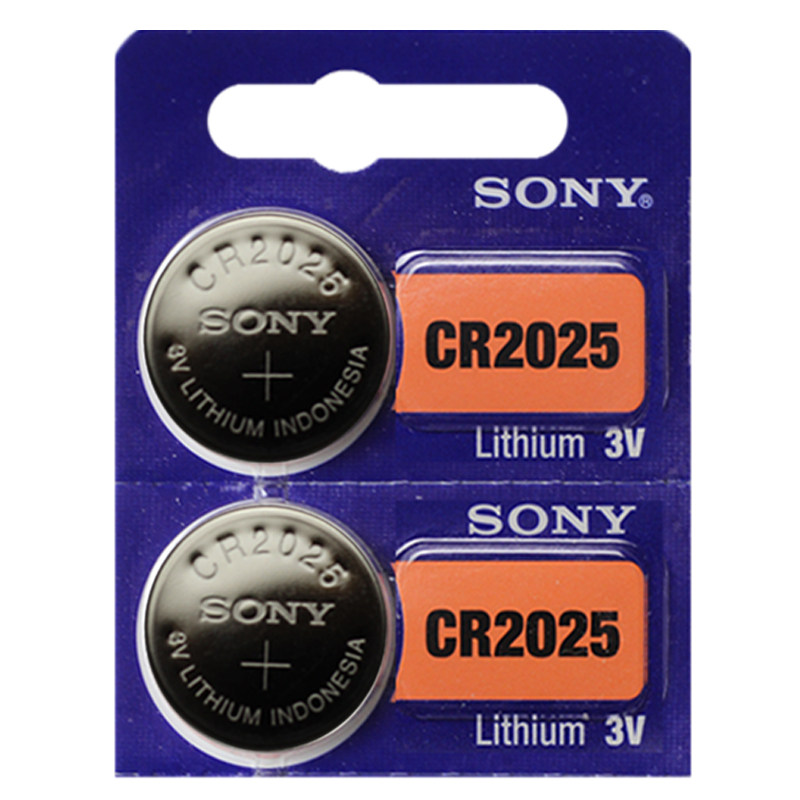 2粒包邮sony索尼cr2025纽扣电池3v奔驰日产纽扣电池