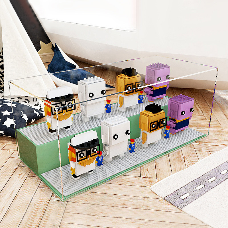 room乐高高人展示lego方头仔积木玩具展示架儿童建构