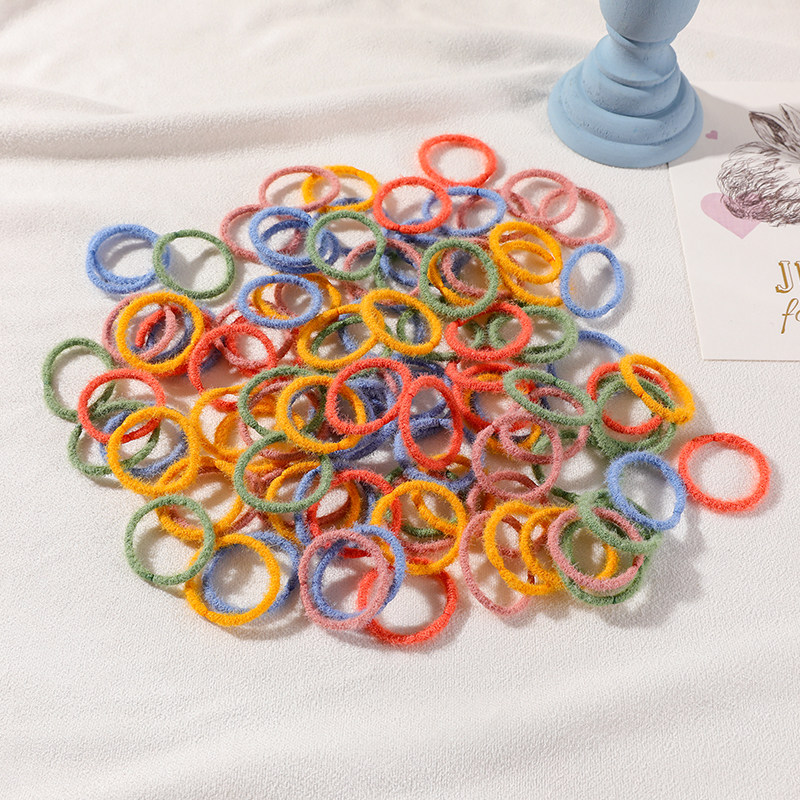 100根儿童彩色橡皮筋发圈头饰发绳头发皮筋头绳发饰