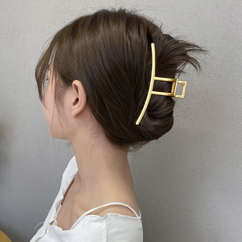 2021年新款后脑勺头发大抓夹发量多鲨鱼金属大号发饰