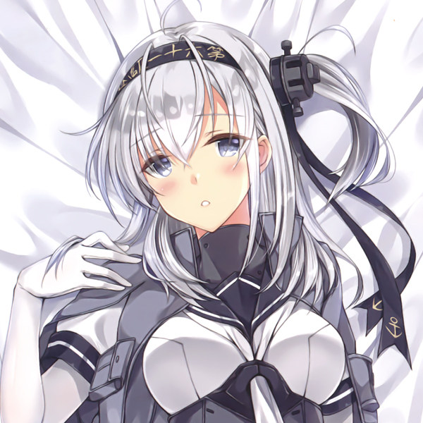 抱枕舰队collection凉月动漫水泥身长靠垫枕头枕套动漫毛绒