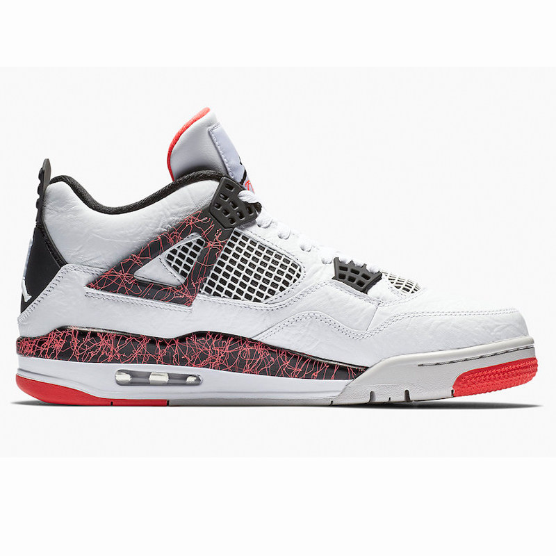 airjordan4aj4兔八哥热熔熔岩大理石黑白红男女篮篮球鞋