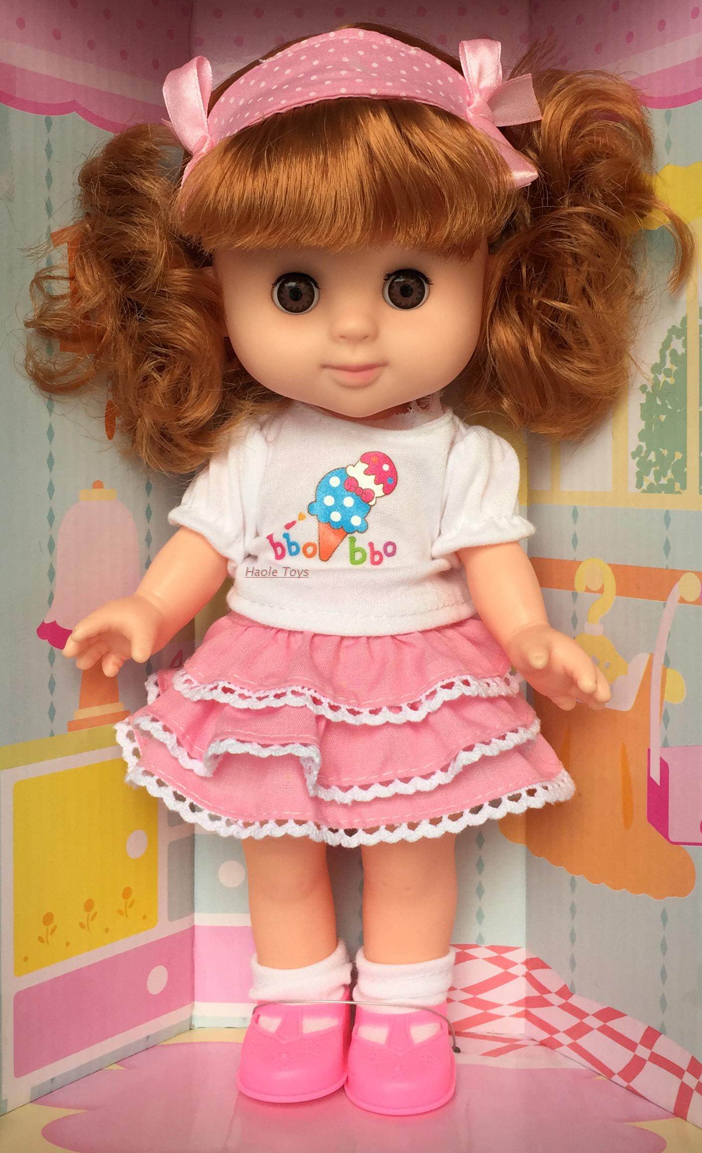 包邮眨眼洋娃娃环保铁质耐用手推车女孩玩具生日礼物