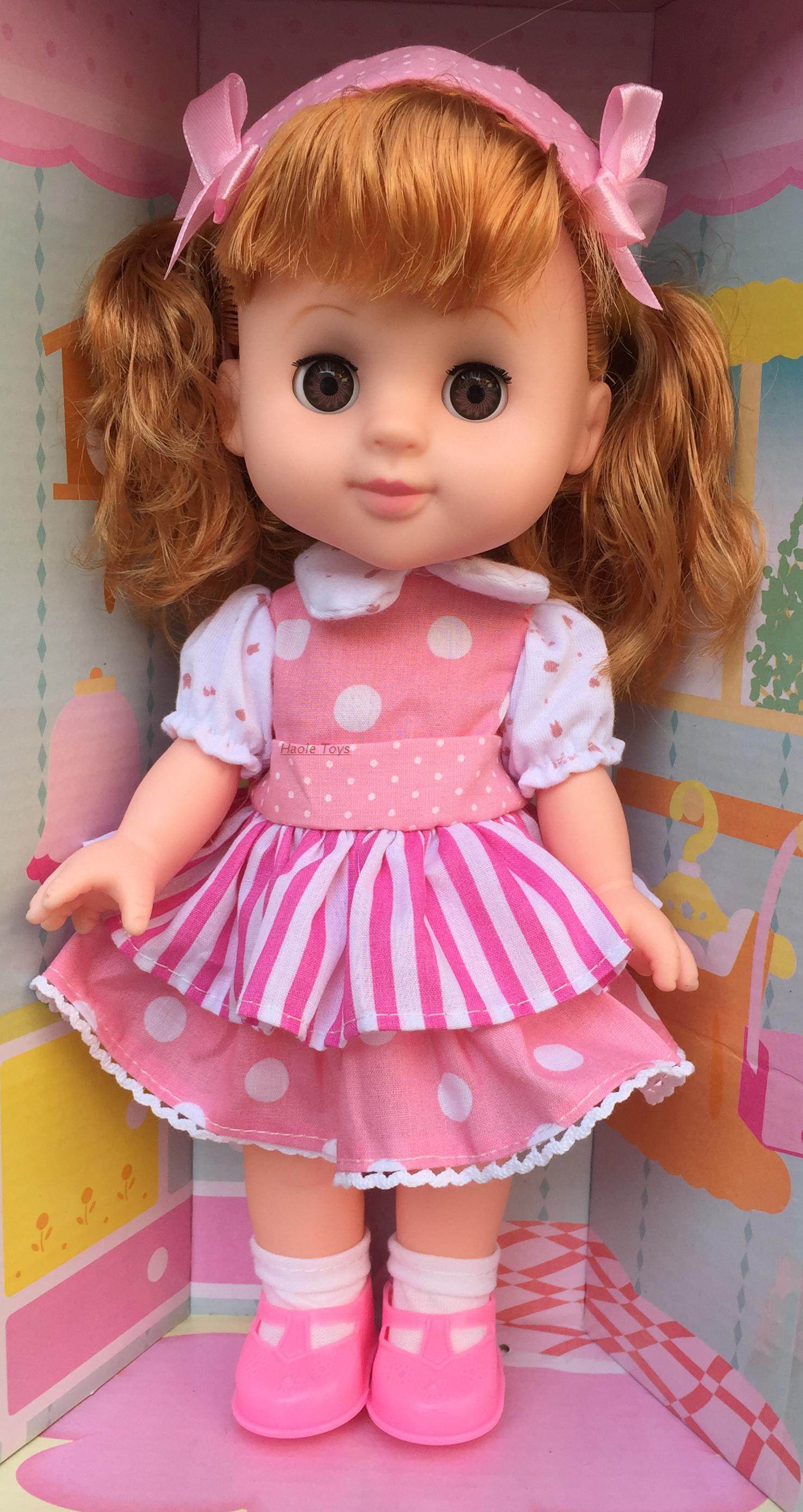 包邮眨眼洋娃娃环保铁质耐用手推车女孩玩具生日礼物