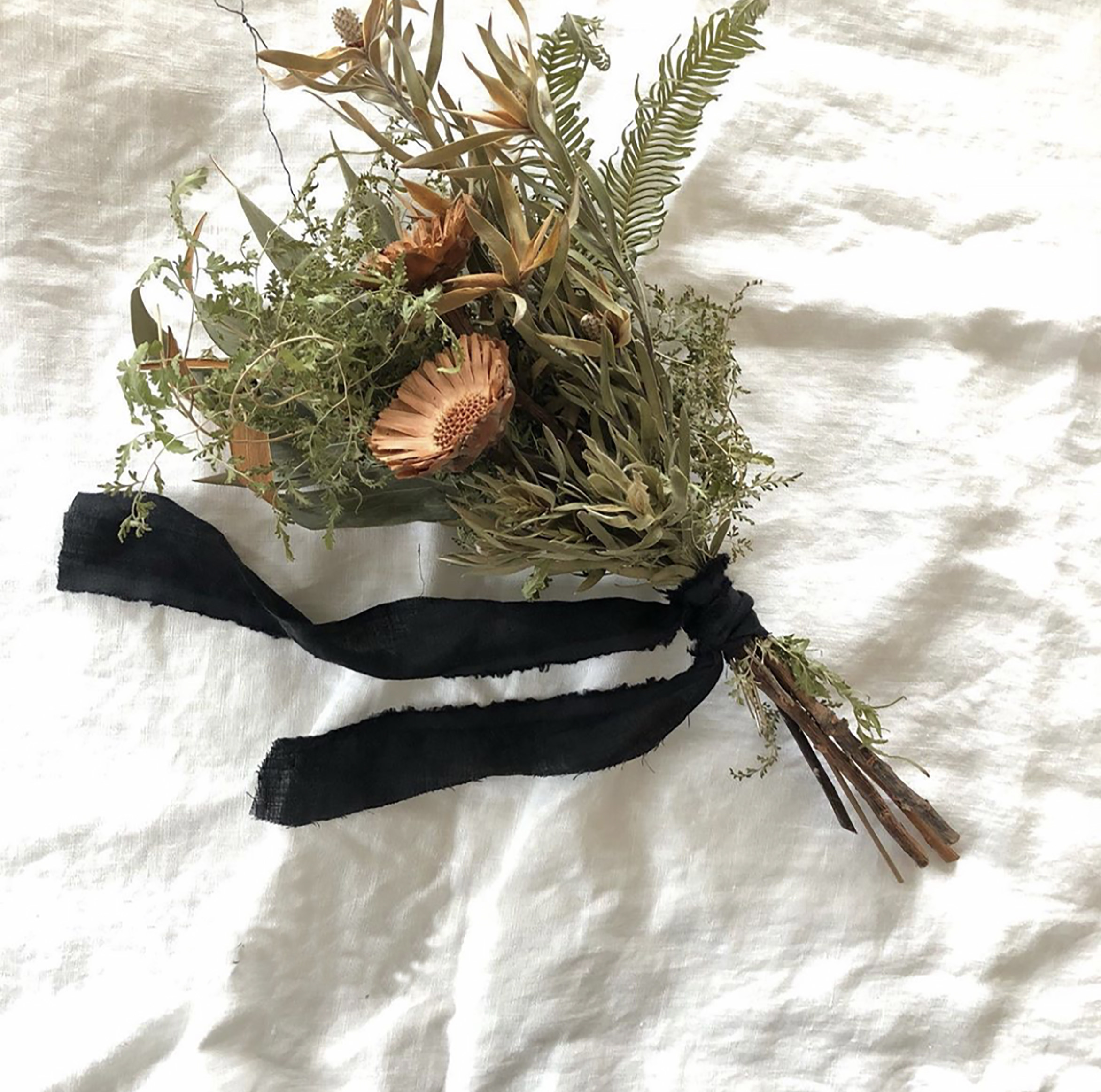 久伴ins北欧欧风银雏小雏菊干花花束客厅家居干花