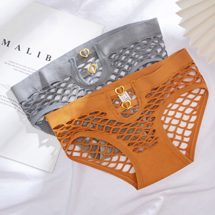 80140斤网洞内裤透气少女日系性感女士火辣女生女三角裤