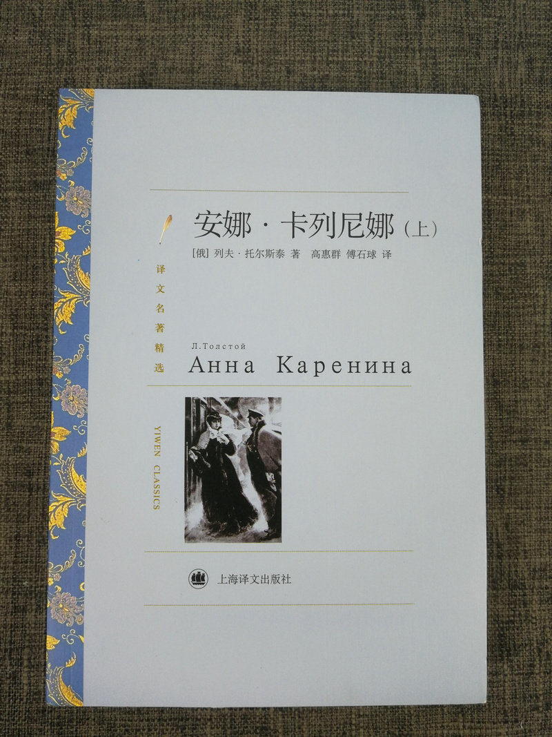 安娜卡列尼娜上下册译文名著精选列夫托尔斯泰著高惠群译世界名著外国