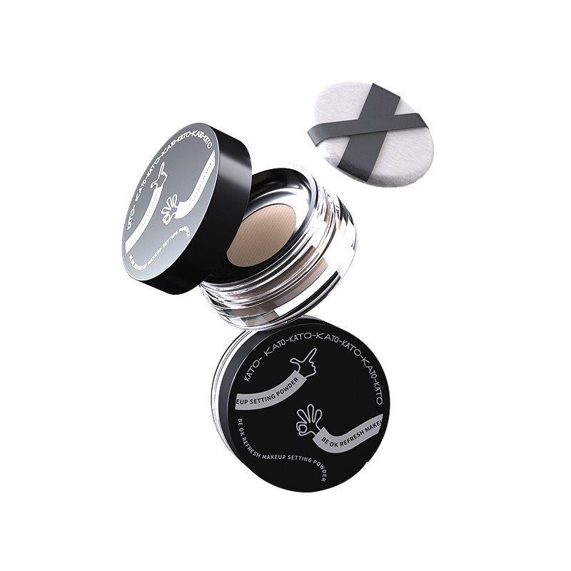定妆kato散粉粉饼控油持久koto新款新版正品蜜粉
