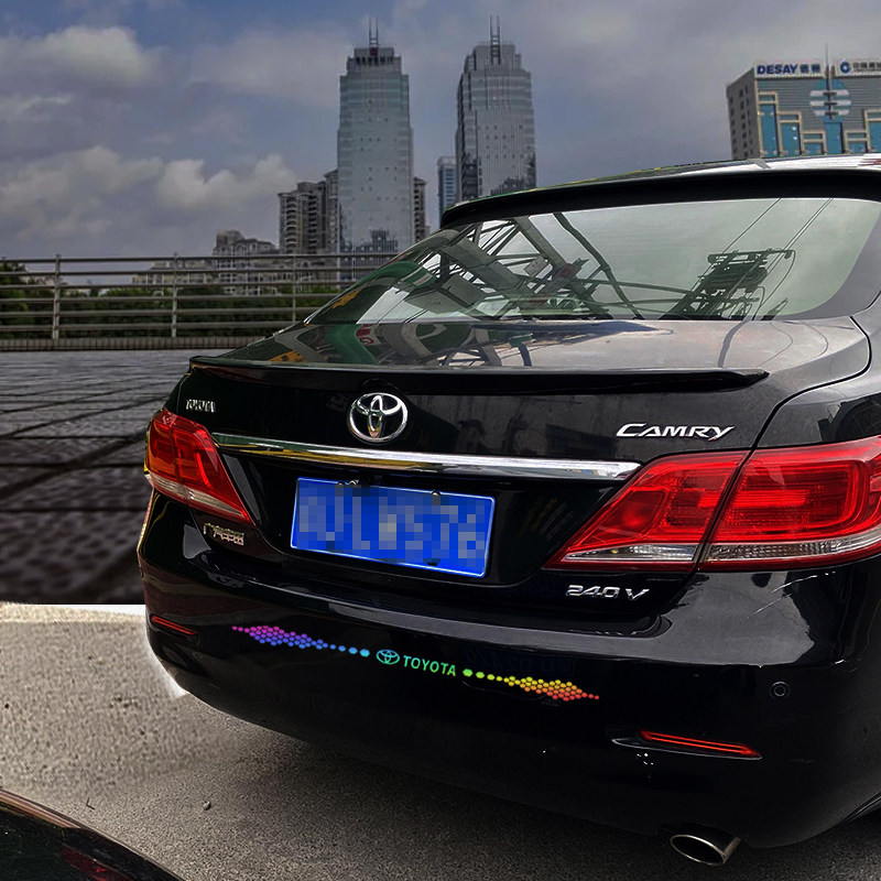 镭射车贴七彩反光身后玻璃车标遮挡划痕拉花其它加装