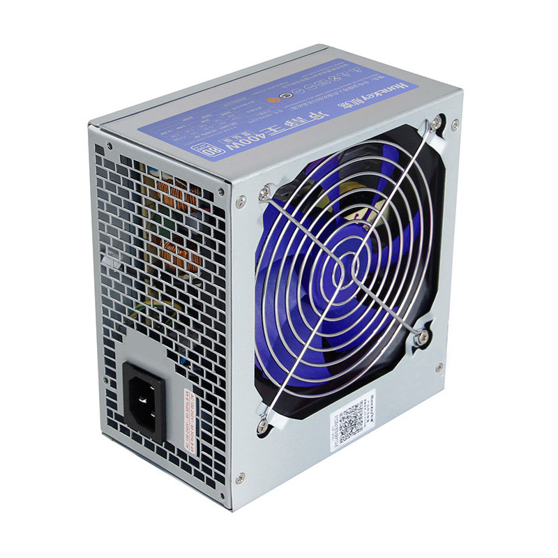 电源航嘉冷静王电源80plus蓝钻额定400w电脑台式机电源