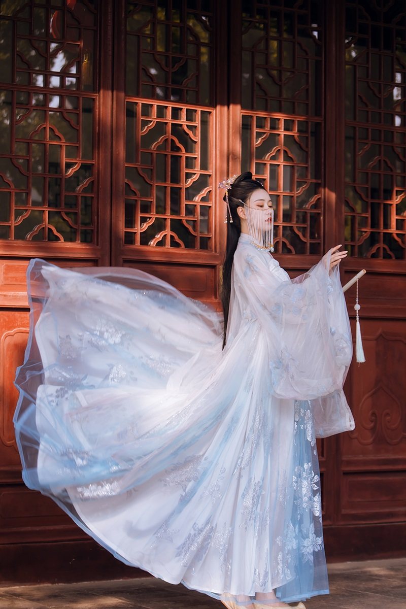 汉服仙女日常全套中国国风樱花飘逸学生超仙汉服