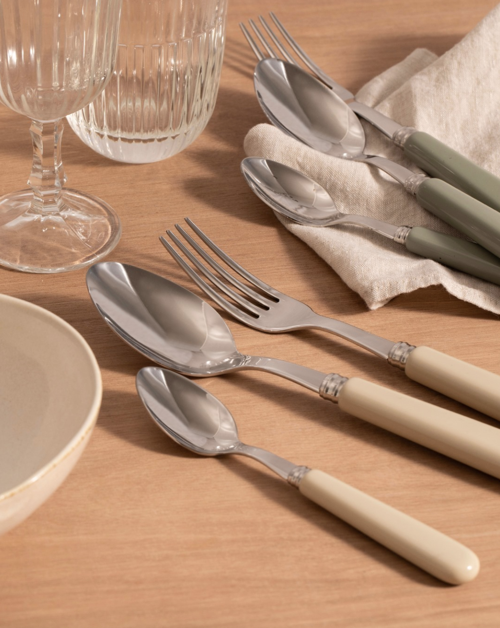 现货法国sabreparispop系列不锈钢西餐餐具刀叉西餐餐叉