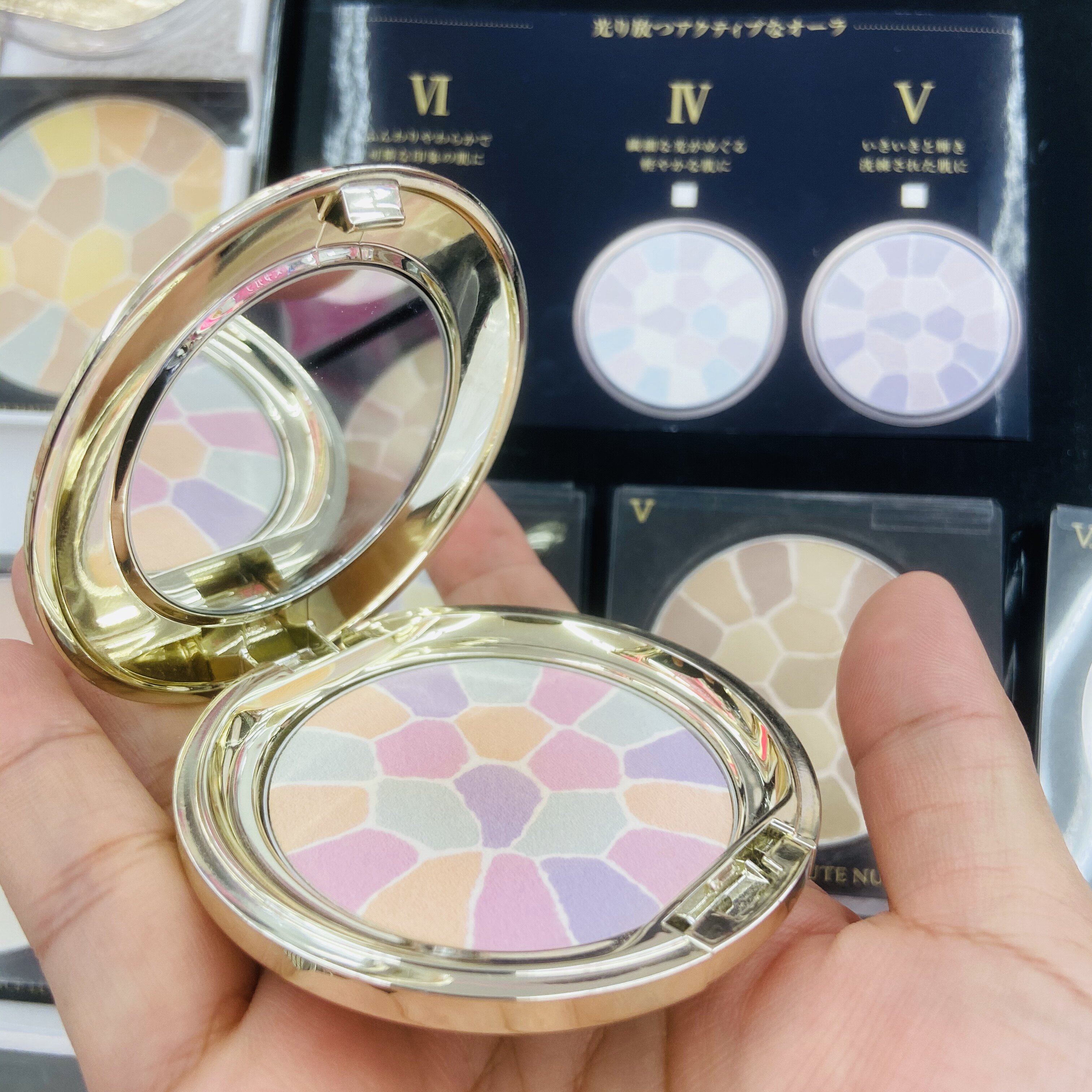 elegance雅莉格丝欢颜粉饼大饼家庭27g便携88g粉饼