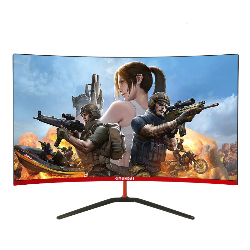 hyundai现代显示器22寸24寸曲面27寸超薄电脑液晶显示显示器