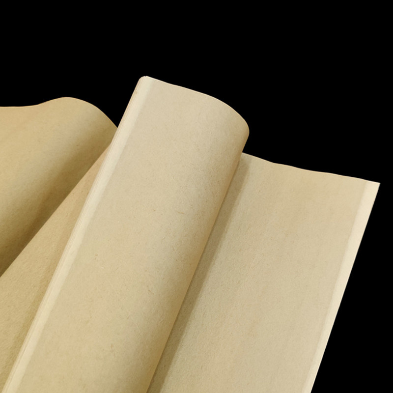 纸包作品专用绘画书法楷隶半熟四尺英轩板栗宣纸