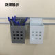 Screen hardware steel hanging type can hang single grid pen holder storage rack business desk pendant Screen hardware steel hanging type can hang single grid pen holder storage rack business desk pendant