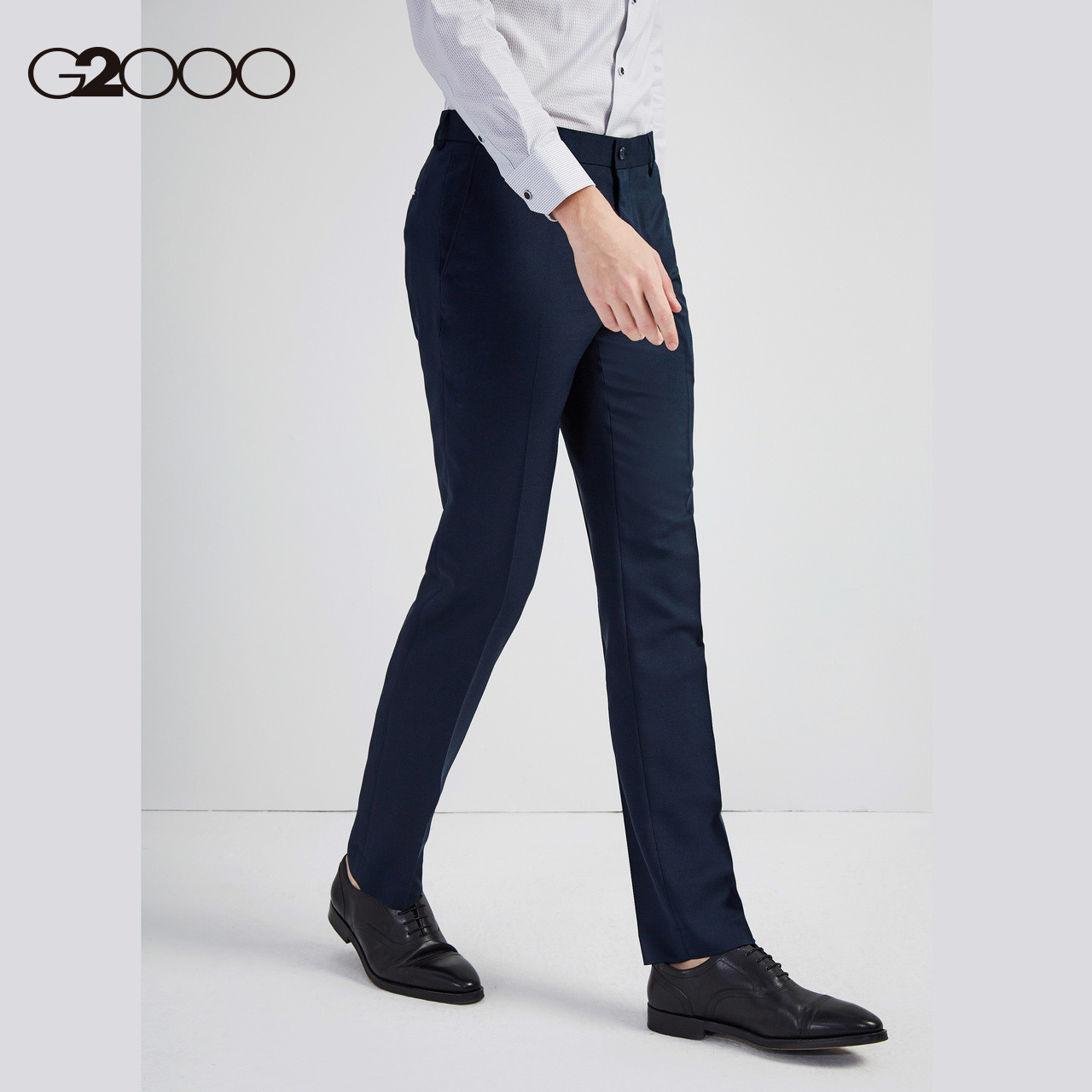 【双11预售】g2000男装青年直筒微弹西裤男修身正装商务西装长裤