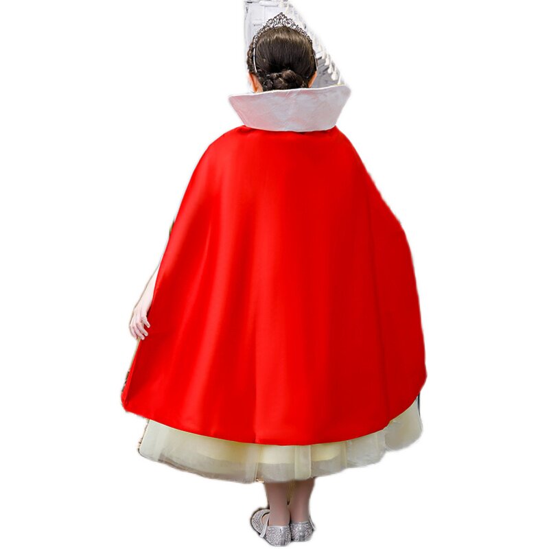 服装白雪公主披风儿童幼稚园讲故事道具迪士尼发箍舞台民族服装
