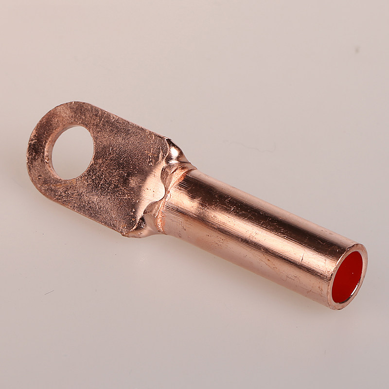 dt-50mm平方铜接线鼻 接线端子冷压端头线鼻子电缆接头螺栓堵油