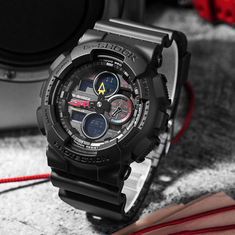 卡西欧gshock新款东京霓虹运动手表ga140bmc1agas100日韩腕表